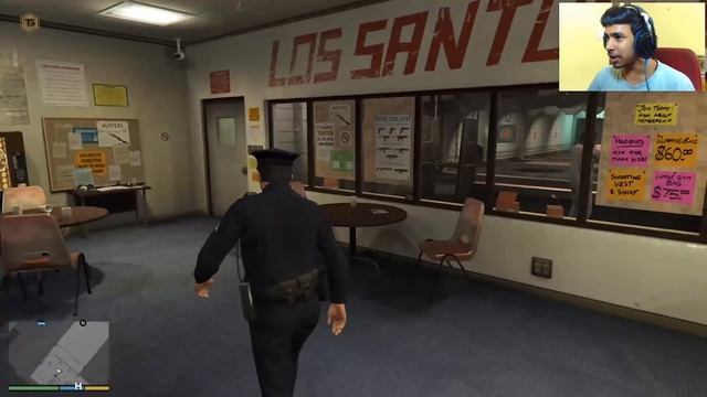 I BECAME A POLICE OFFICER TO SAVE HIM | GTA V GAMEPLAY #62 смотреть онлайн