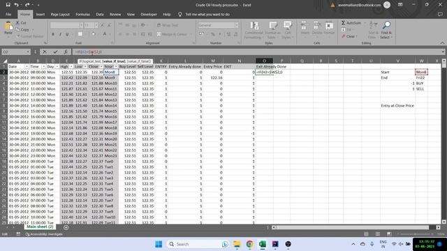 How to backtest ORB POSITIONAL Strategy using Excel смотреть онлайн