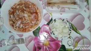 Вкусный шашлык в духовке в рукаве! / Delicious barbecue in the oven in the sleeve!