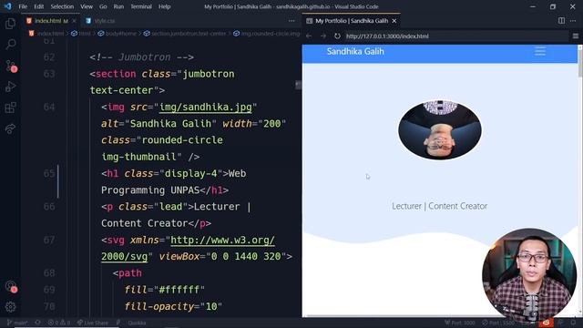 3 Extension VSCODE untuk WEB DEVELOPER смотреть онлайн