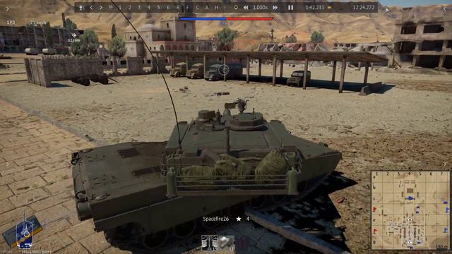 War Thunder M1A2 Double Kill смотреть онлайн