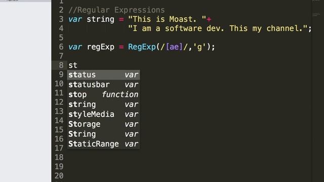 Learn Javascript | Searching for Letters using Regular Expressions смотреть онлайн