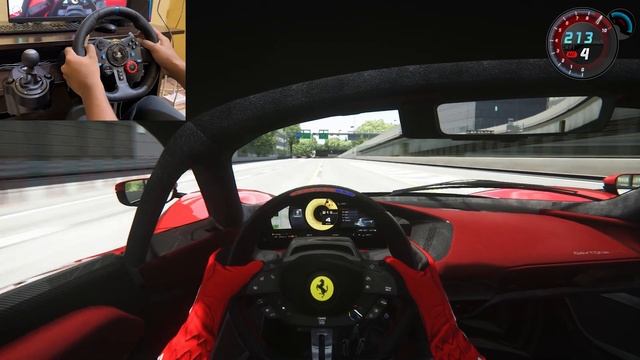 Ferrari Daytona SP3 on Shutoko - Assetto Corsa смотреть онлайн