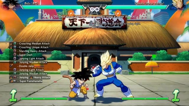 DRAGON BALL FighterZ goku GT all combo trials смотреть онлайн