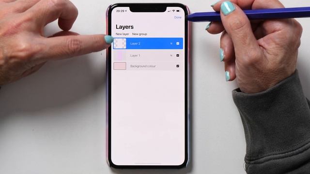 Procreate Pocket for Beginners | Cute iPhone Wallpaper Tutorial ? смотреть онлайн