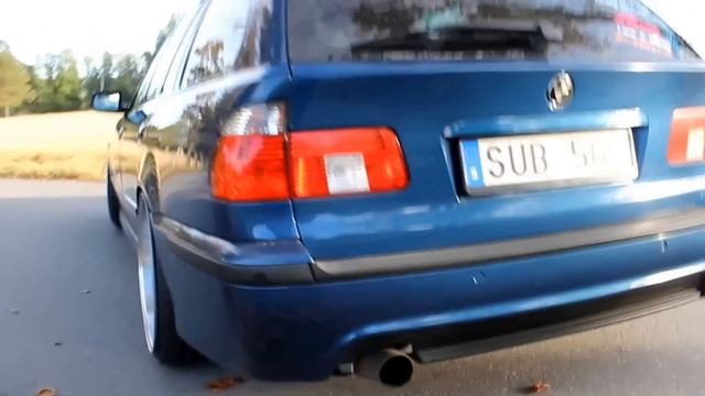 Slammed BMW E39 Touring On Mk Motorsport