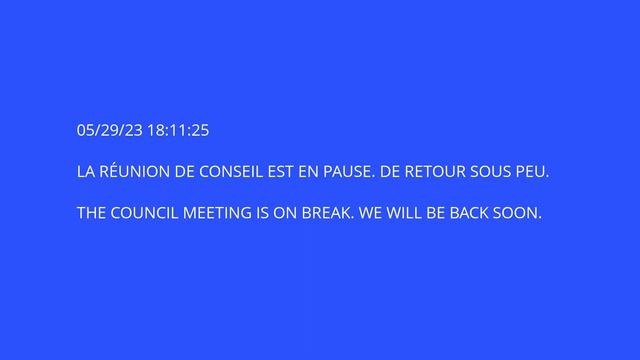 29 MAI / MAY 29, 2023: RÉUNION ORDINAIRE/ REGULAR MEETING смотреть онлайн
