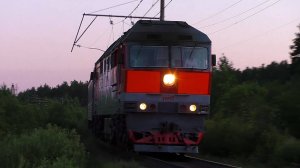 ТЭП70-0523 с пригородным поездом Екатеринбург-Пасс. - Алапаевск