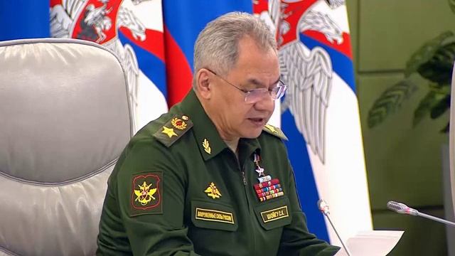 Выступление Шойгу на совещании в Минобороны смотреть онлайн