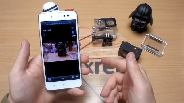 Обзор дешевой китайской action camera c WiFi за 50$. смотреть онлайн