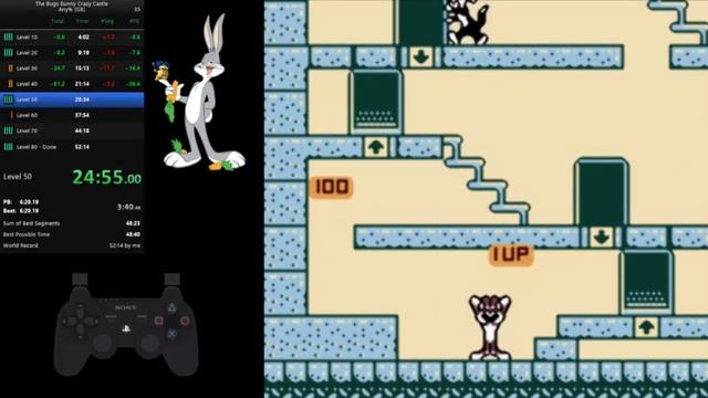 [World Record] Bugs Bunny Crazy Castle (Game Boy) - Any% in 49:06 смотреть онлайн