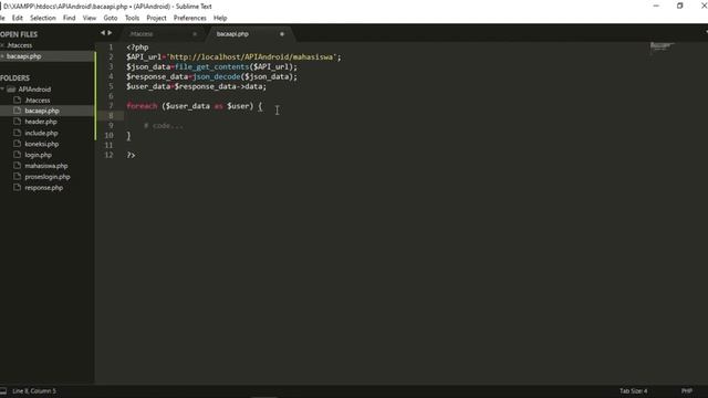 Membaca dan Menampilkan Data Rest API menggunakan PHP смотреть онлайн