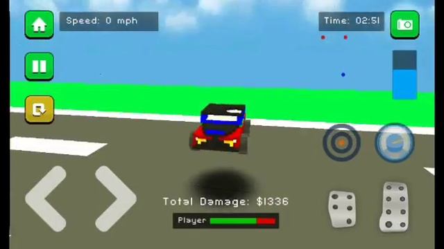 Обзор игры Blocky Demolition Derby смотреть онлайн