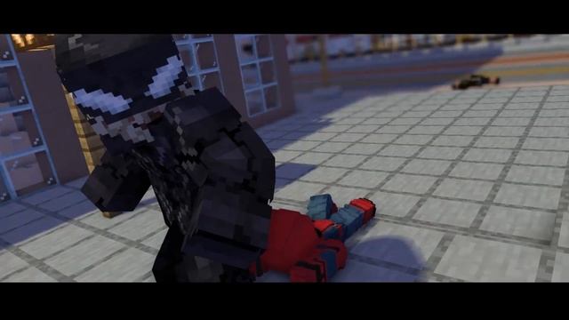 Spiderman vs Venom | Minecraft animation смотреть онлайн