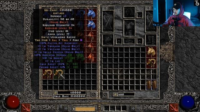 Identifying 55 Druid Pelts !! Worth Picking Up?? - Project Diablo 2 (PD2) смотреть онлайн