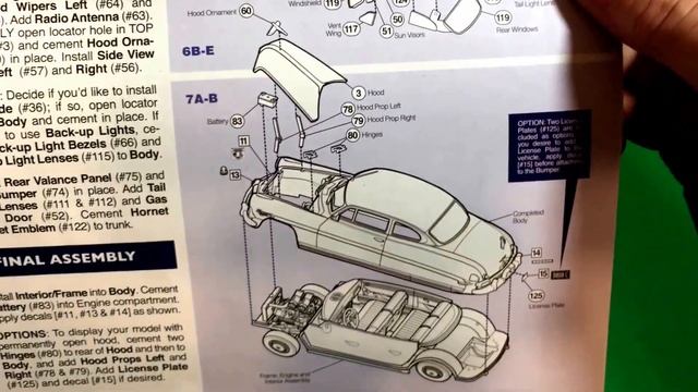 Plastic Model Kit Review: 1953 Hudson Hornet by Moebius Models in 1/25 scale смотреть онлайн
