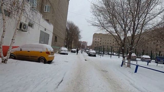 Костанай, Кустанай После снегопада. Прогулка по городу 3 часть смотреть онлайн