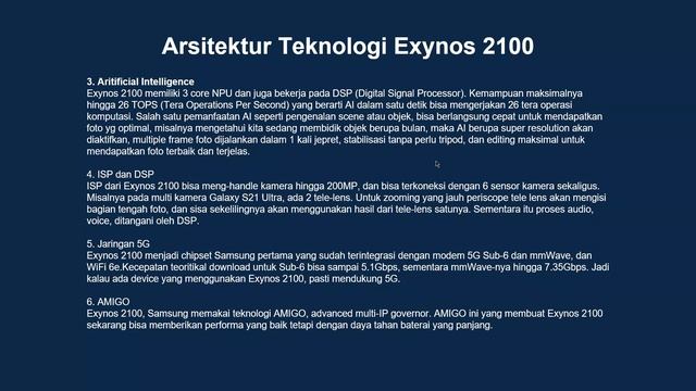 Processor Exynos 2100 | Kelompok 5 смотреть онлайн