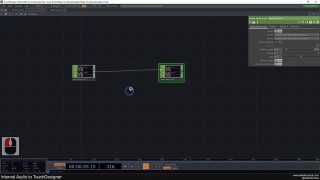 Internal Audio to TouchDesigner – TouchDesigner Tips, Tricks and FAQs 10 смотреть онлайн