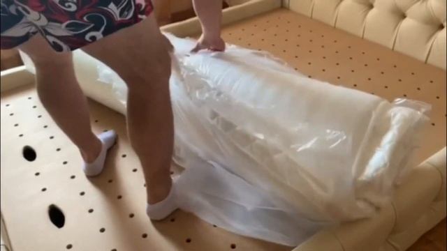 ВЫБРАТЬ МАТРАС Матрас в вакуумной упаковке РАСПАКОВКА МАТРАСА смотреть онлайн