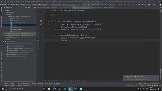 CRUD Base de datos local SQLite en tiempo real + listview personalizado - Android con Kotlin смотреть онлайн