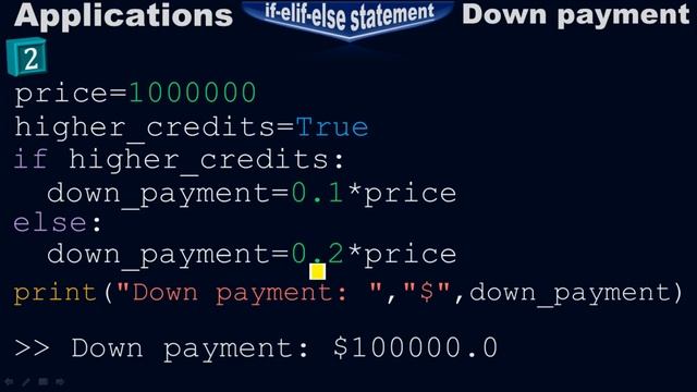 Application of conditional statement - if-elif-else statements - Python by #Moein смотреть онлайн