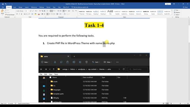 DigiSkills 2.0 Batch 03 | WordPress Exercise 4 Solution | Step-Step | Link in Description смотреть онлайн