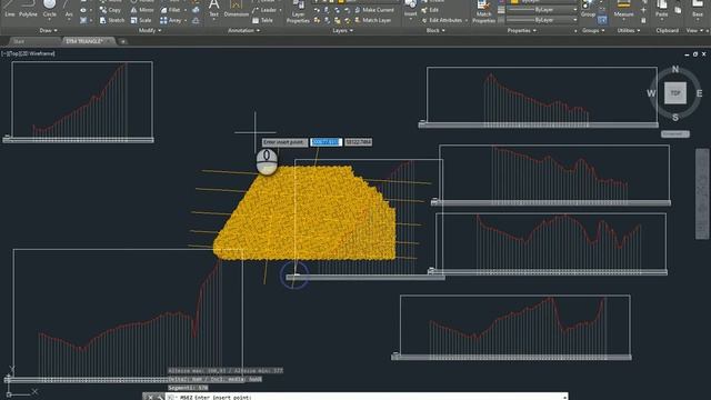 Autocad mSez - AUTOSEZ - Easy terrain profile Profilo del terreno da DEM (triangoli, superfici) смотреть онлайн