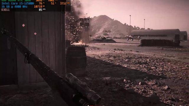 Battlefield V - RTX 3060 + i5 12500H (DDR5) 1440P смотреть онлайн