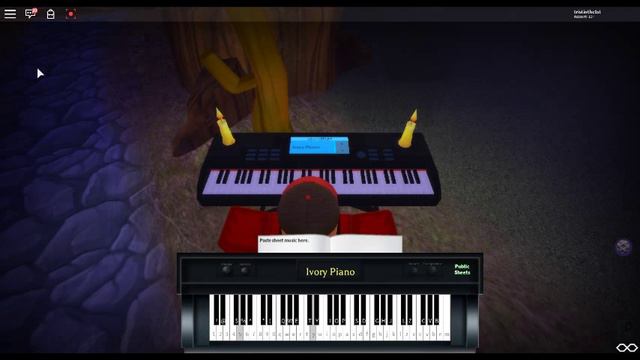 Theme from Schindler's List - Schindler's List by: John Williams on a ROBLOX piano. смотреть онлайн