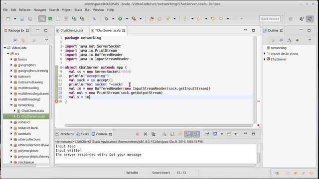 Streams From Sockets (using Scala) смотреть онлайн