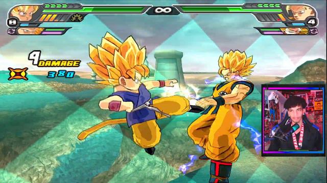 "BATALHA INSANA: GOKU DBGT VS GOKU DBZ (4X5) TODAS AS TRASNFORMAÇÕES DBZ BUDOKAI TENKAICHI 4 [60FPS смотреть онлайн