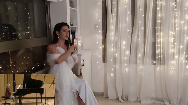 Белым снегом "White snow" Duet (original arrangement) смотреть онлайн