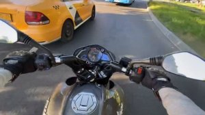 Покатушка#1( на Bajaj pulsar ns 200) пробное видео )