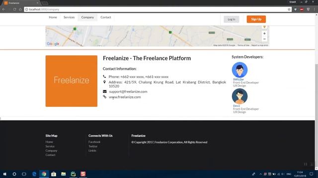 [DEMO] React Mock Up Website смотреть онлайн