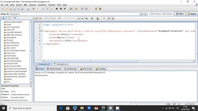 Validare un XML con Exchanger XML Editor смотреть онлайн
