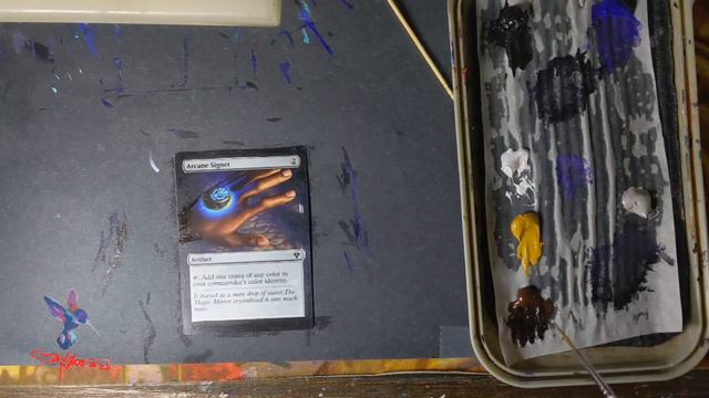 Arcane Signet and Chill | Painting, Chatting about Altered Art, EDH Talk смотреть онлайн