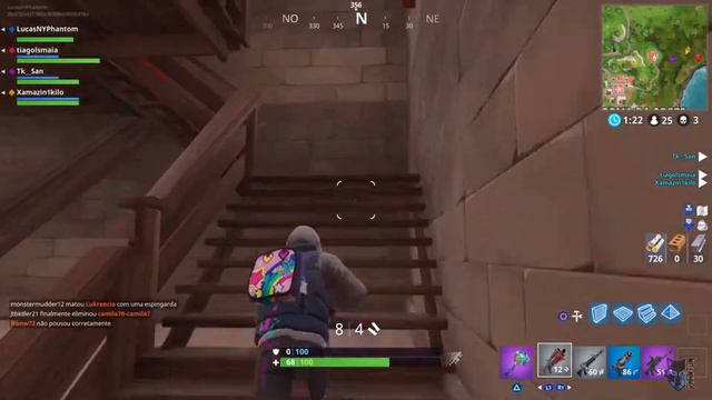 FORTNITE - PARTIDA MAIS OU MENOS.! - Ft. TK, Tiago, Xamanzinho смотреть онлайн