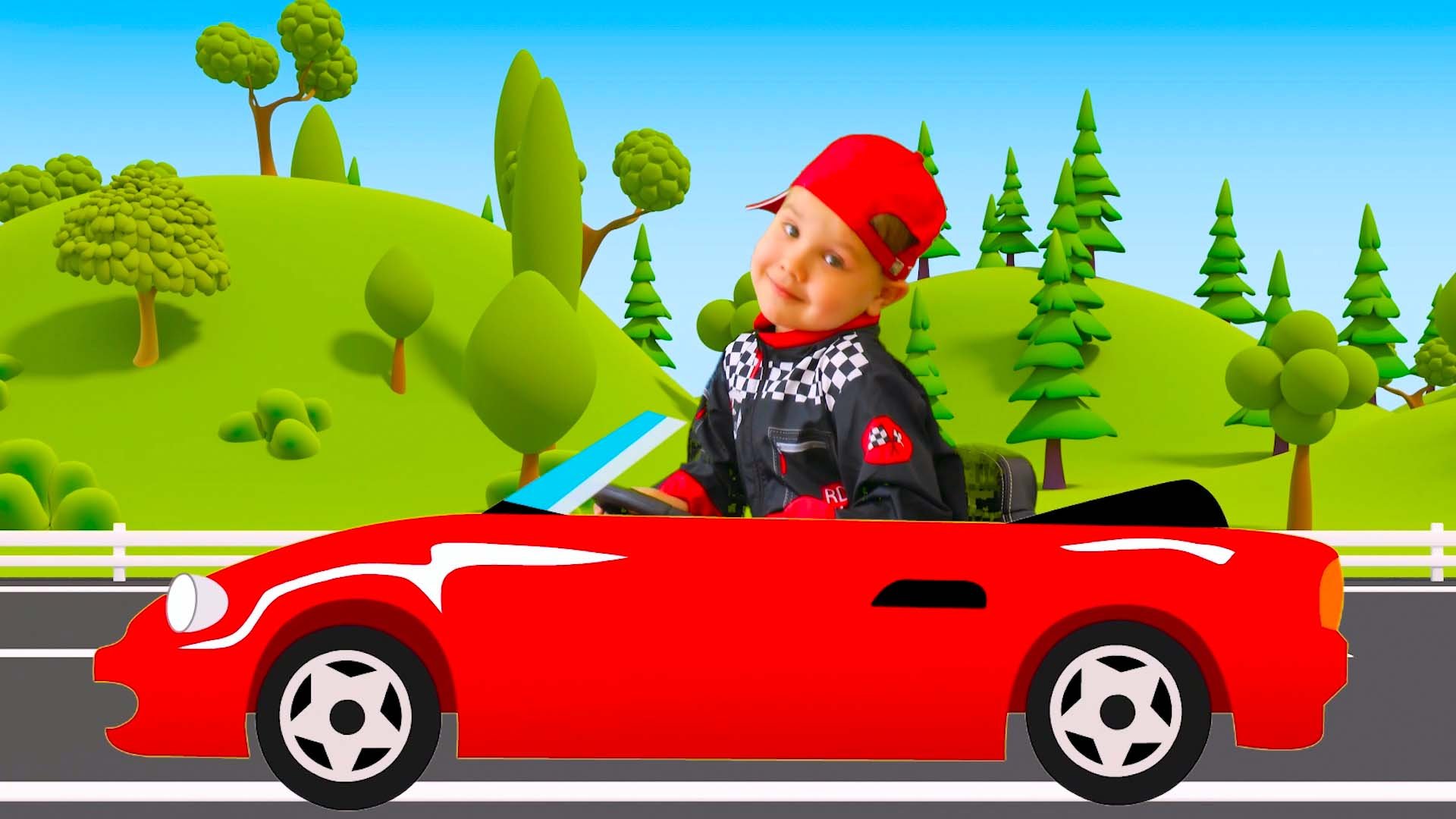 СИНИЙ ТРАКТОР - УЧИМ ЦВЕТА Развивающая обучающая песенка мультик про цвета на машинках для детей смотреть онлайн