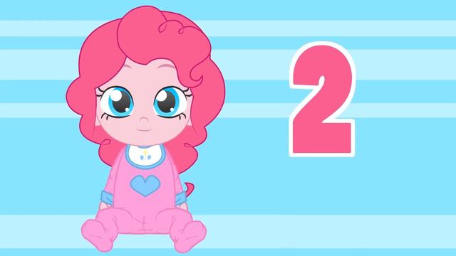 FIVE LITTLE BABIES 🎶 with the ponies | Nursery Rhymes for Toddlers смотреть онлайн