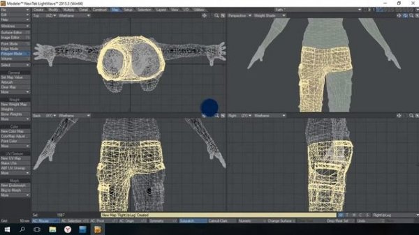Урок LightWave 3d создание весовых карт (Weight Maps)