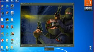 Как поменять фон в игре Cs 1.6!!