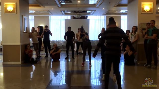 Rafael Dos Santos & Alexandra Siroto Semba class opening Mama Africa 2018 смотреть онлайн