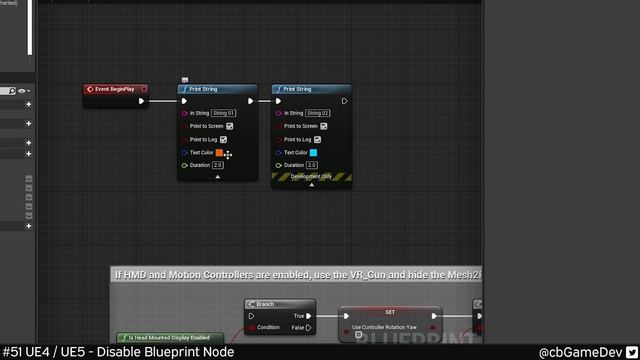 Quick Dev Tip #51 UE4 / UE5 - Disable Blueprint Node смотреть онлайн