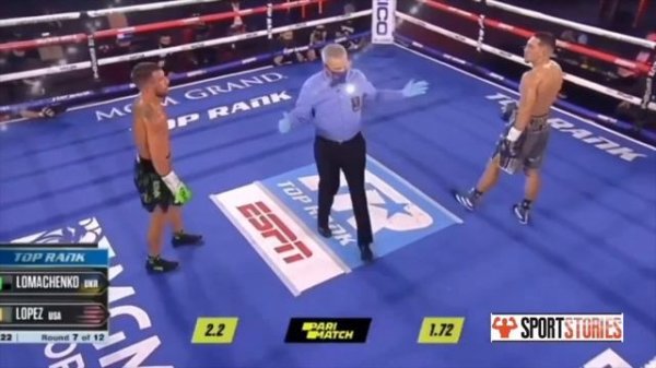 БОЙ! Василий Ломаченко vs. Теофимо Лопес | полный бой