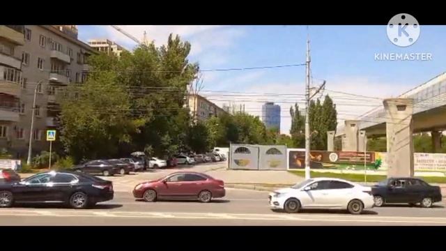 От Стадиона "Волгоград-Арена" до Комсомольской на скоростном трамвае в Волгограде смотреть онлайн