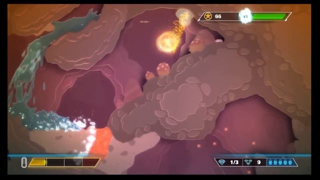 PixelJunk Shooter Ultimate - 1-1 Into the Abyss (Walkthrough) смотреть онлайн
