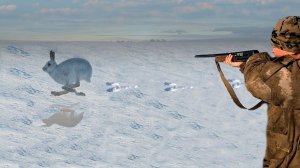 Первый снег, первые следы, первый русак. Охота на зайца 2023-2024