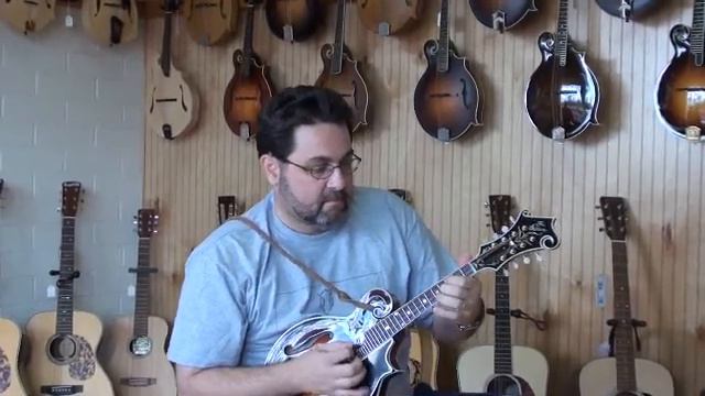 Dennis playing a Gibson Fern смотреть онлайн