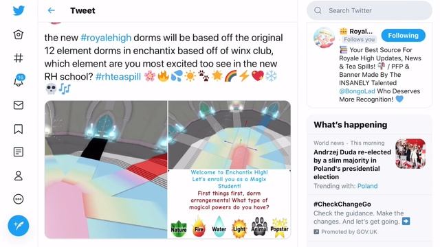 NEW SET! ELEMENTAL DORMS And LOOK AT CHEERLEADING STUDIO! Royale High Leaks смотреть онлайн